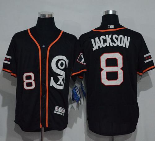 White Sox #8 Bo Jackson Black New Cool Base Stitched MLB Jersey
